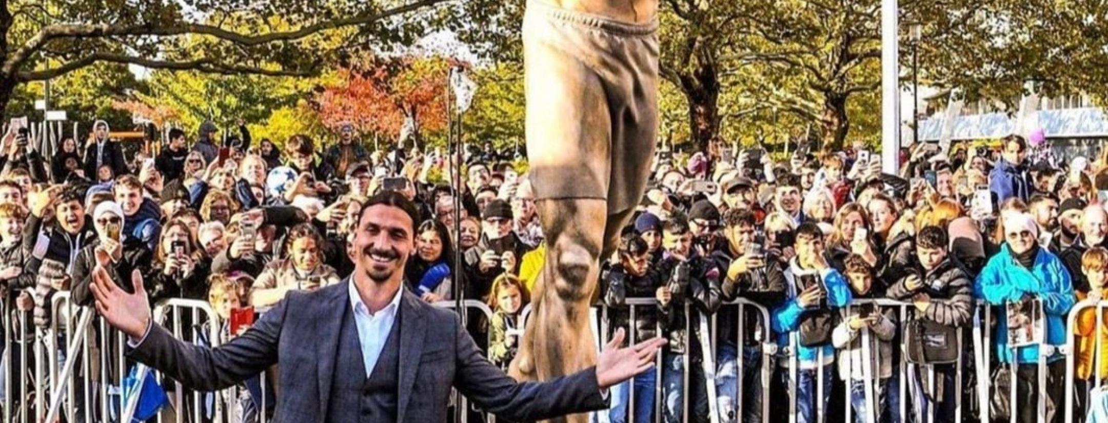 Zlatan Statue