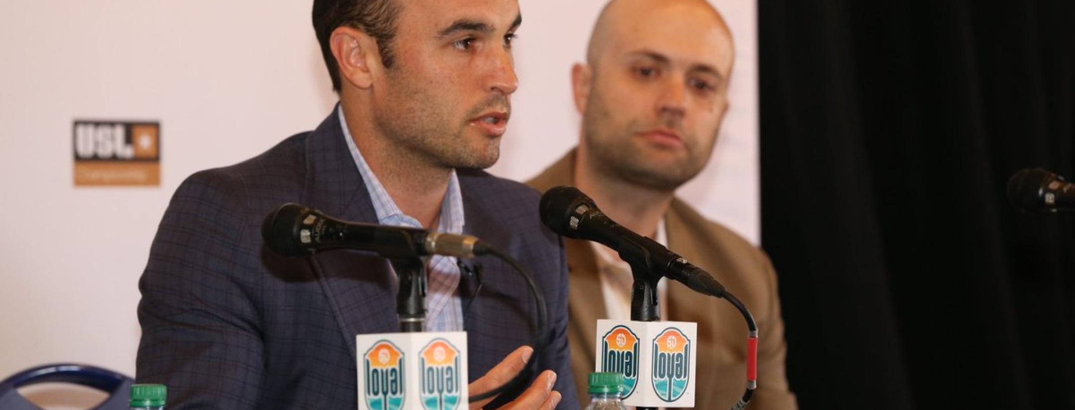 Landon Donovan Coach San Diego Loyal