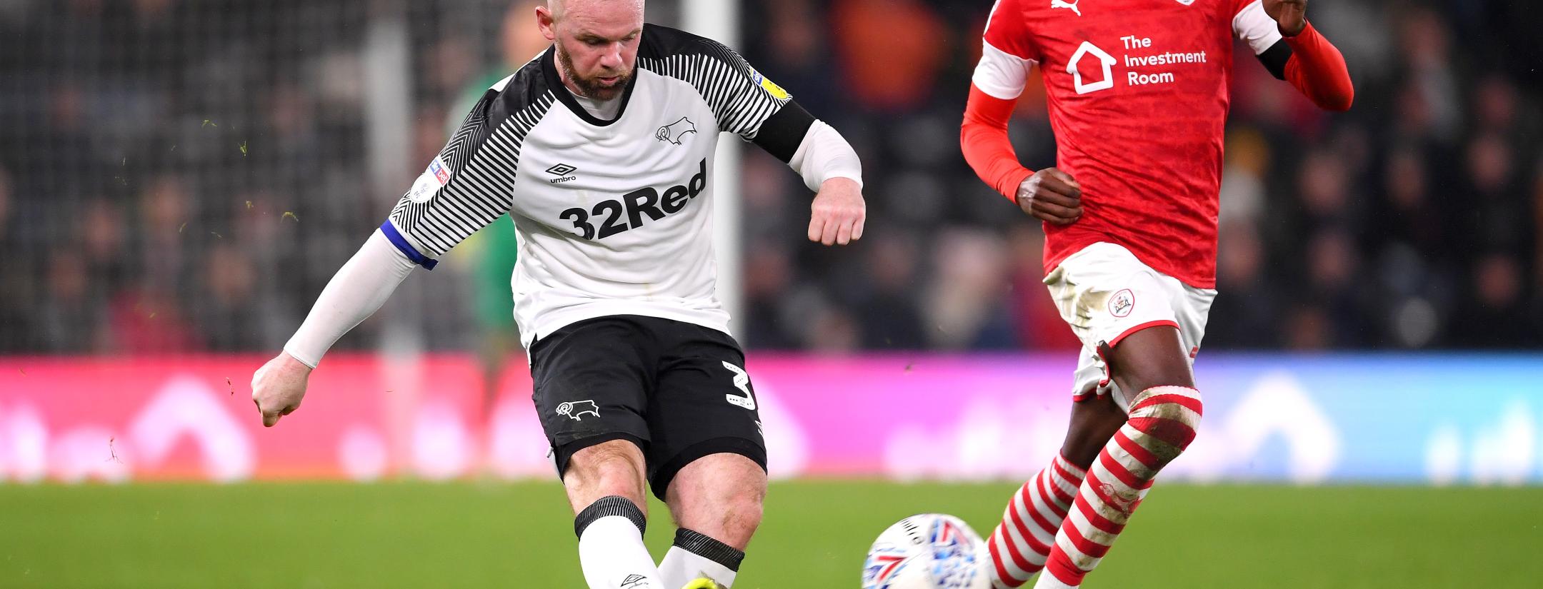 Wayne Rooney Assist vs. Barnsley For Derby County