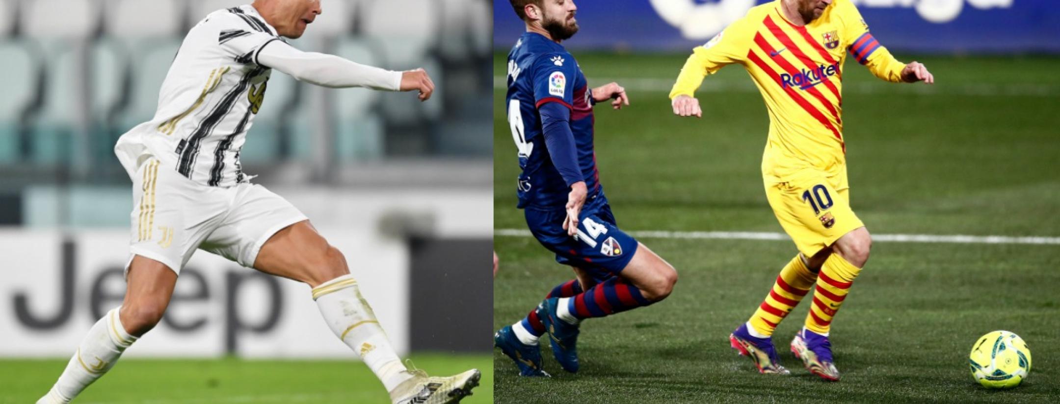 Ronaldo and Messi 2021