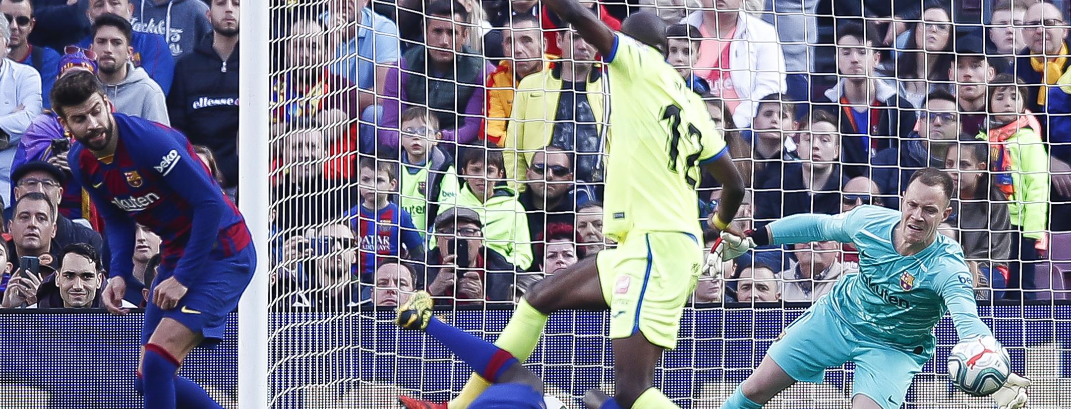 Barcelona vs Getafe Highlights Ter Stegen Save