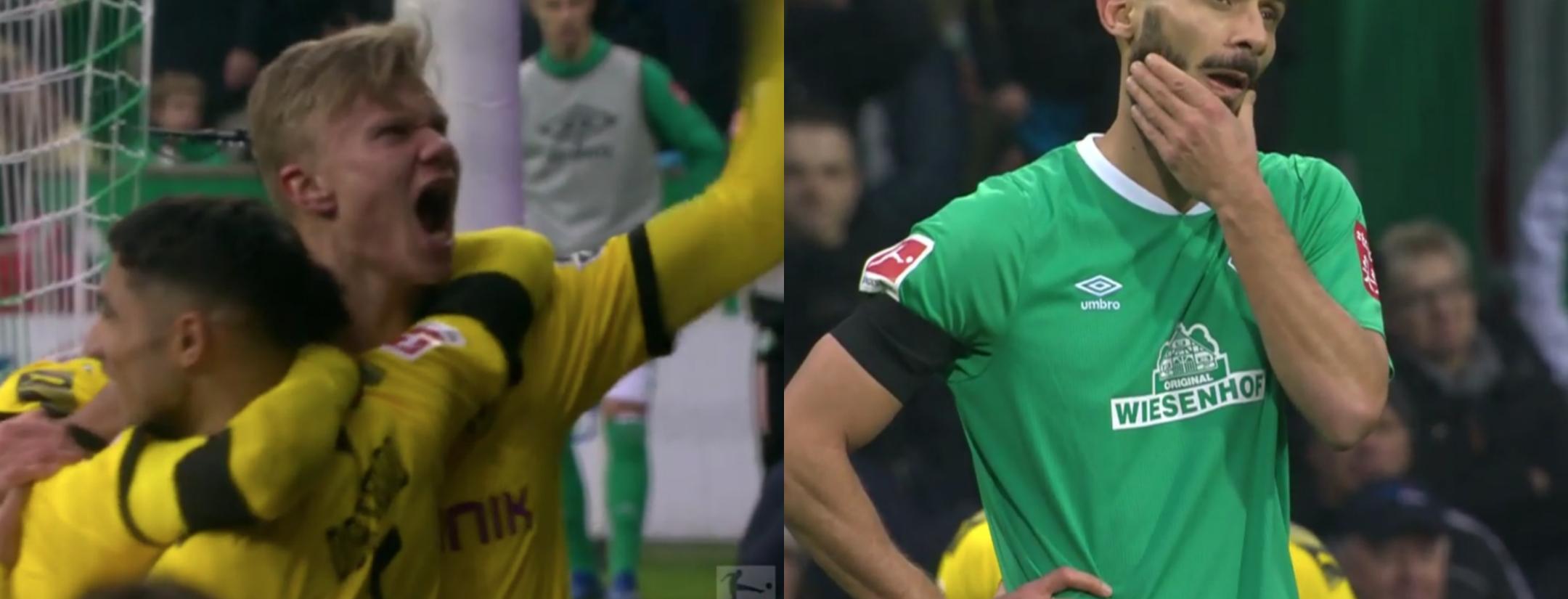 Erling Håland Goal vs Bremen