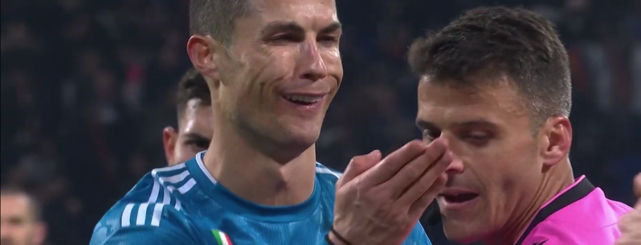 Cristiano Ronaldo Reaction vs Lyon Meme