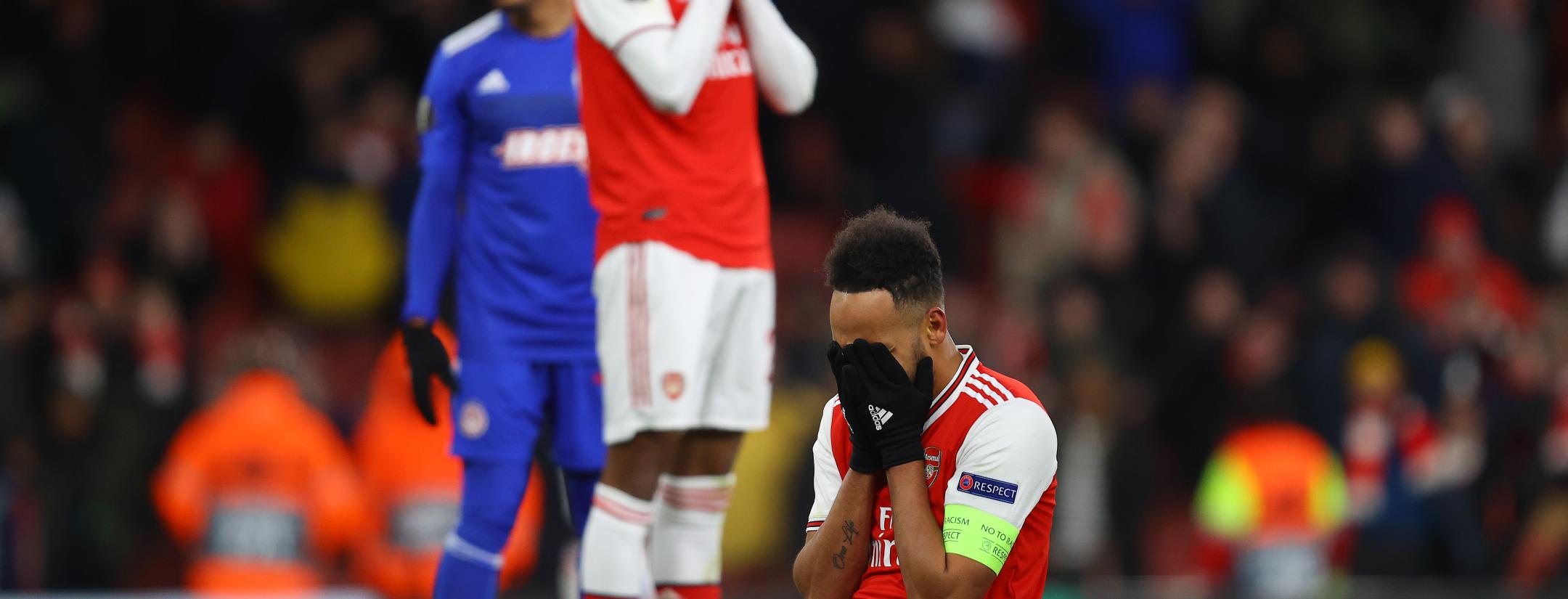 Aubameyang Miss vs Olympiakos