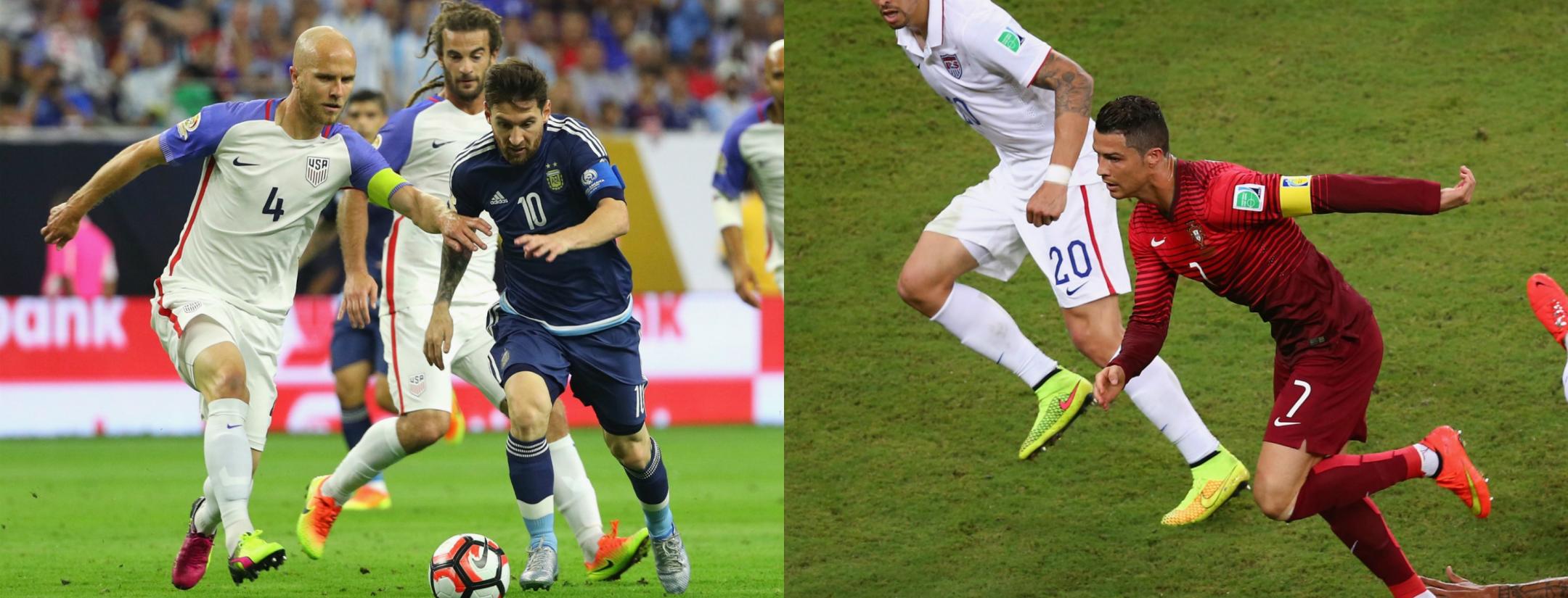 Ronaldo vs Messi vs USMNT