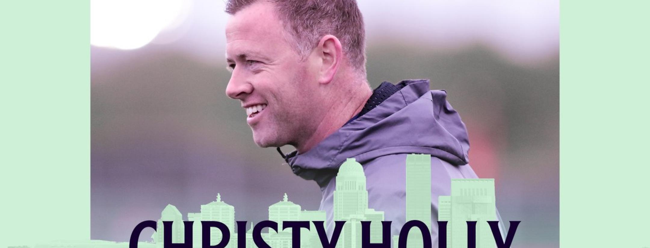 Racing Louisville Coach Christy Holly