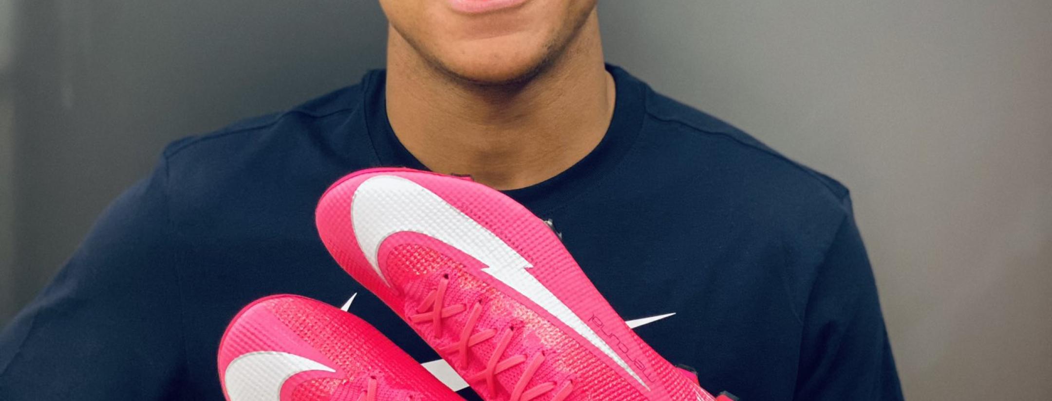Kylian Mbappé Pink Boots