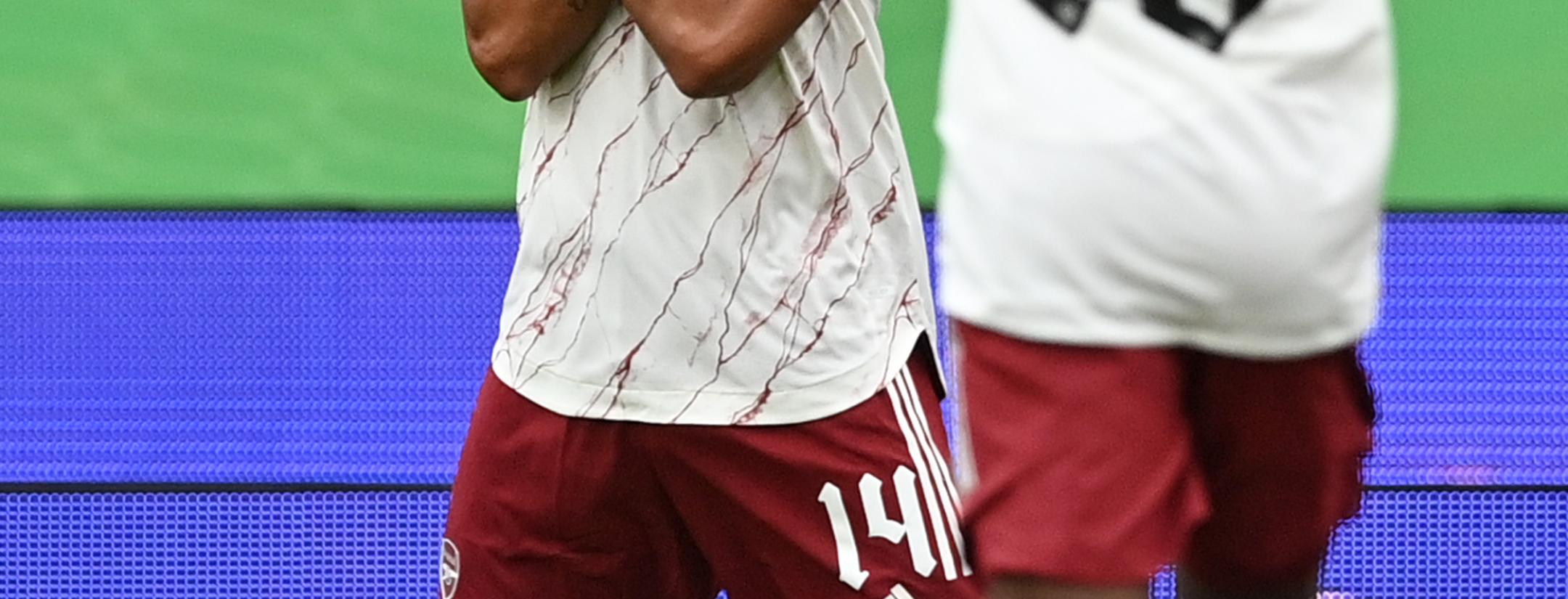 Aubameyang Goal vs Liverpool and Celebration