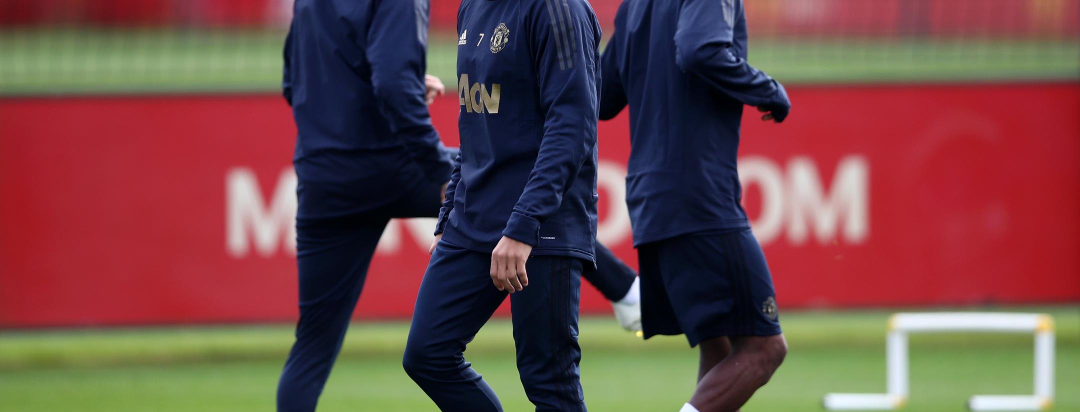 Alexis Sanchez Manchester United Training