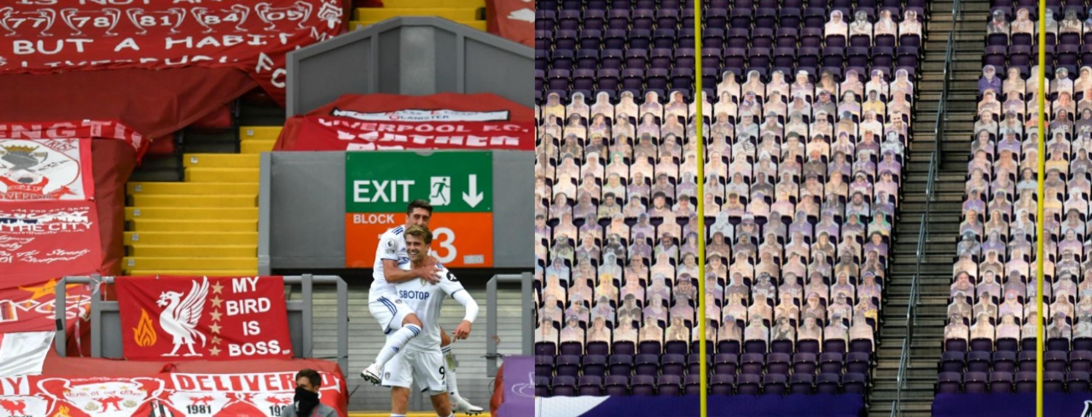 Stadium atmosphere without fans