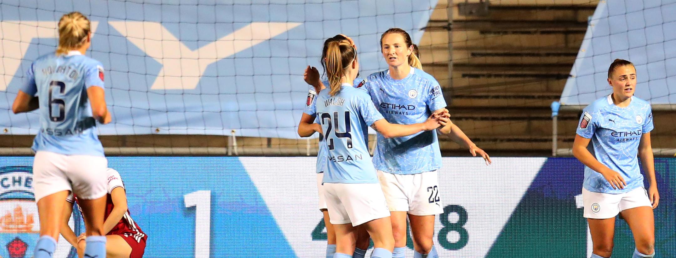 Sam Mewis Man City Goal vs Arsenal