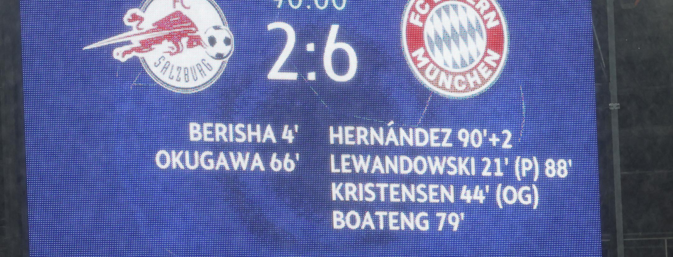 Bayern vs Salzburg Highlights