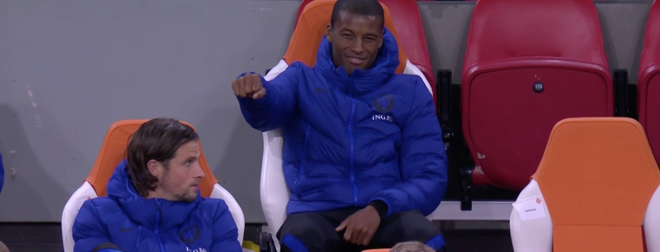 Wijnaldum Left Hanging By Memphis