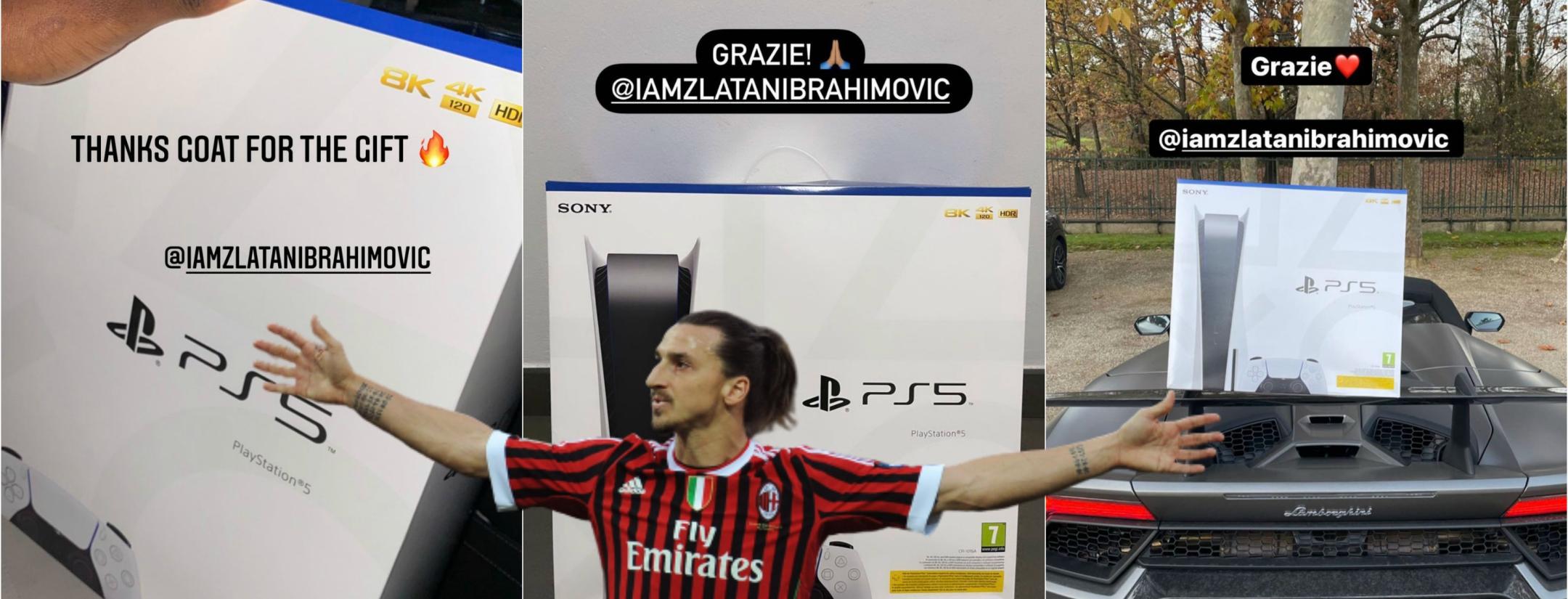 Zlatan PS5s