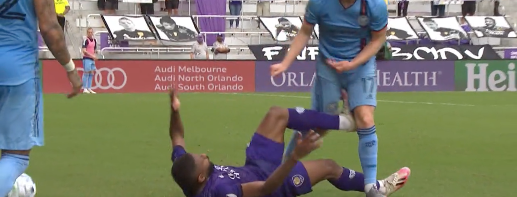 Ruan Red Card vs NYCFC