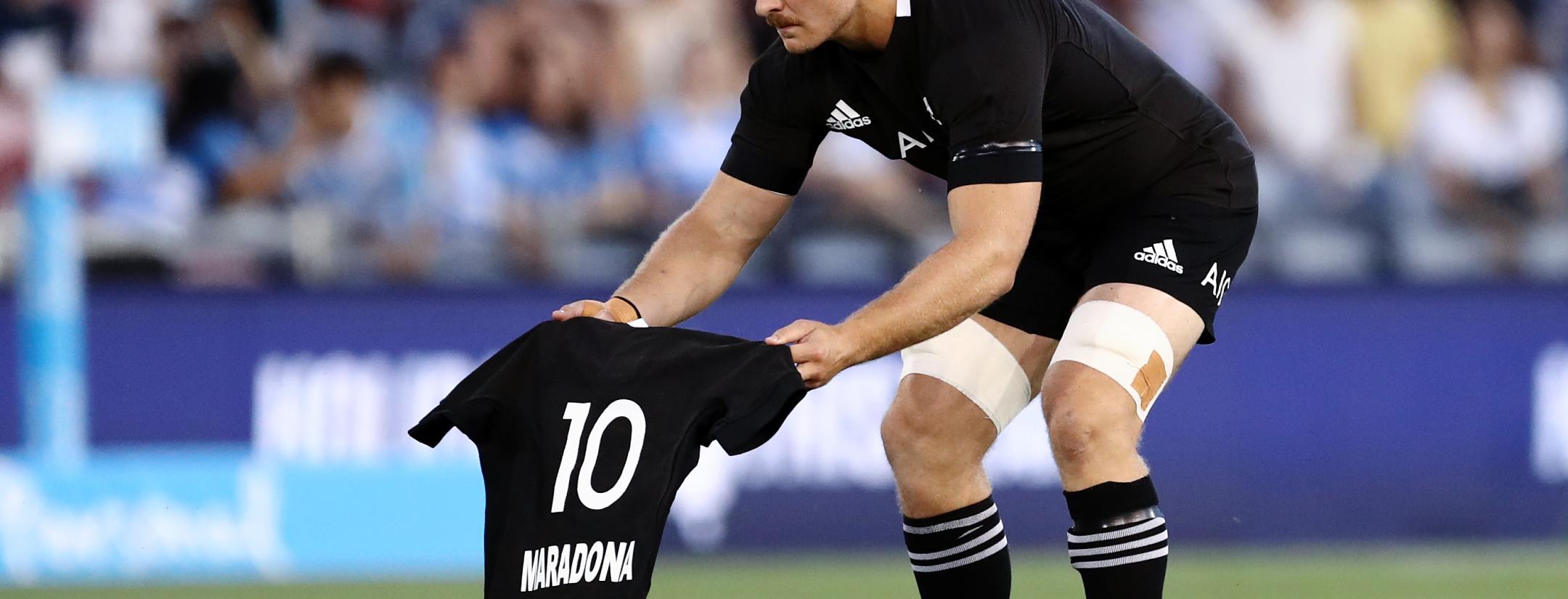 All Blacks Maradona Tribute