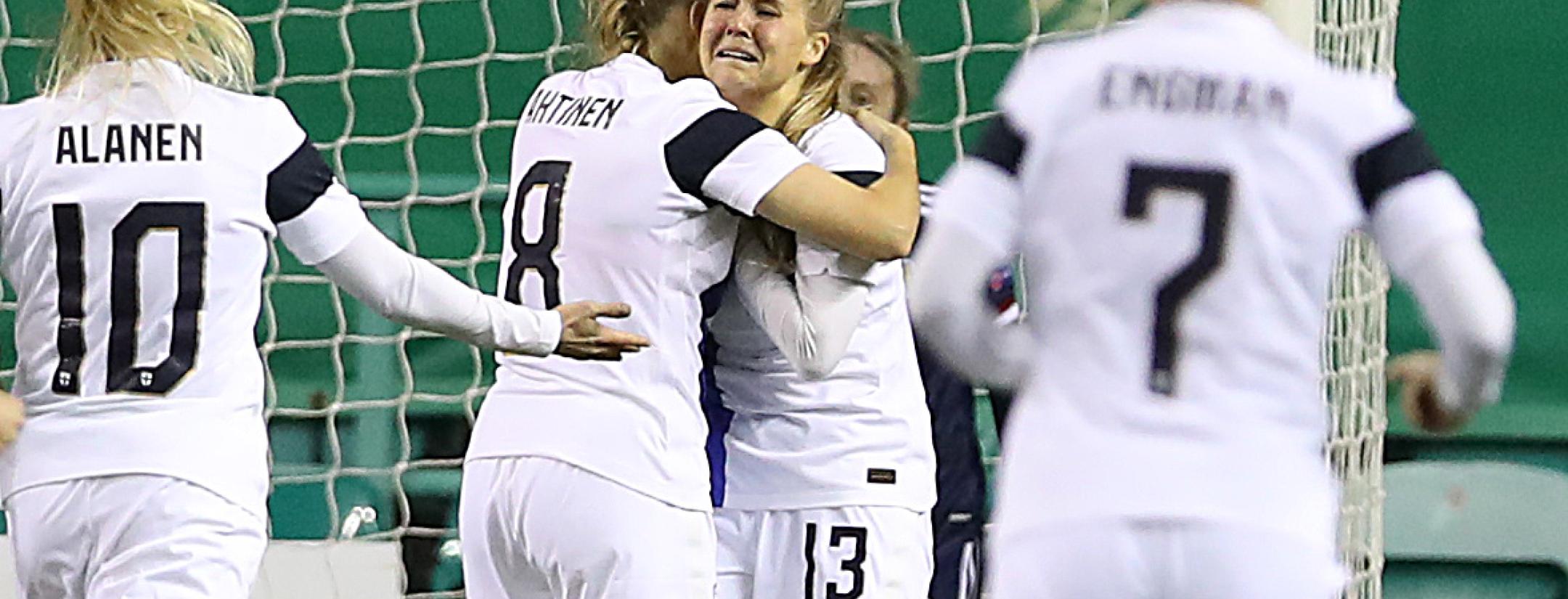 Finland goal vs Scotland