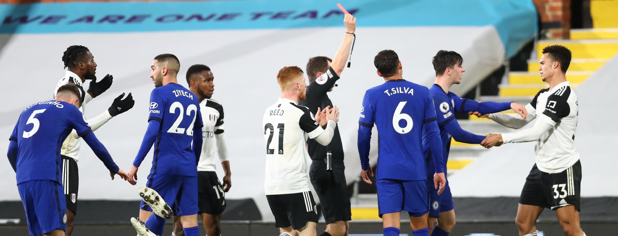 Antonee Robinson Red Card vs Chelsea