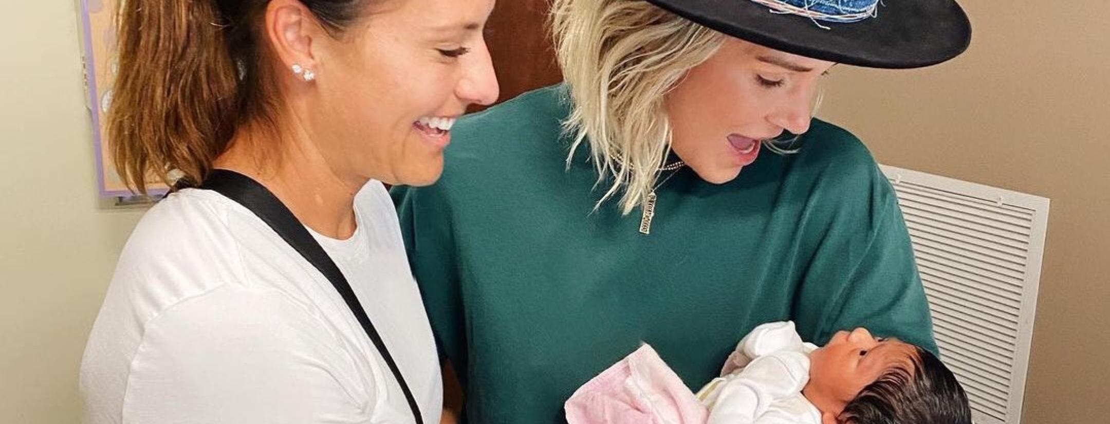 Ashlyn Harris and Ali Krieger Baby