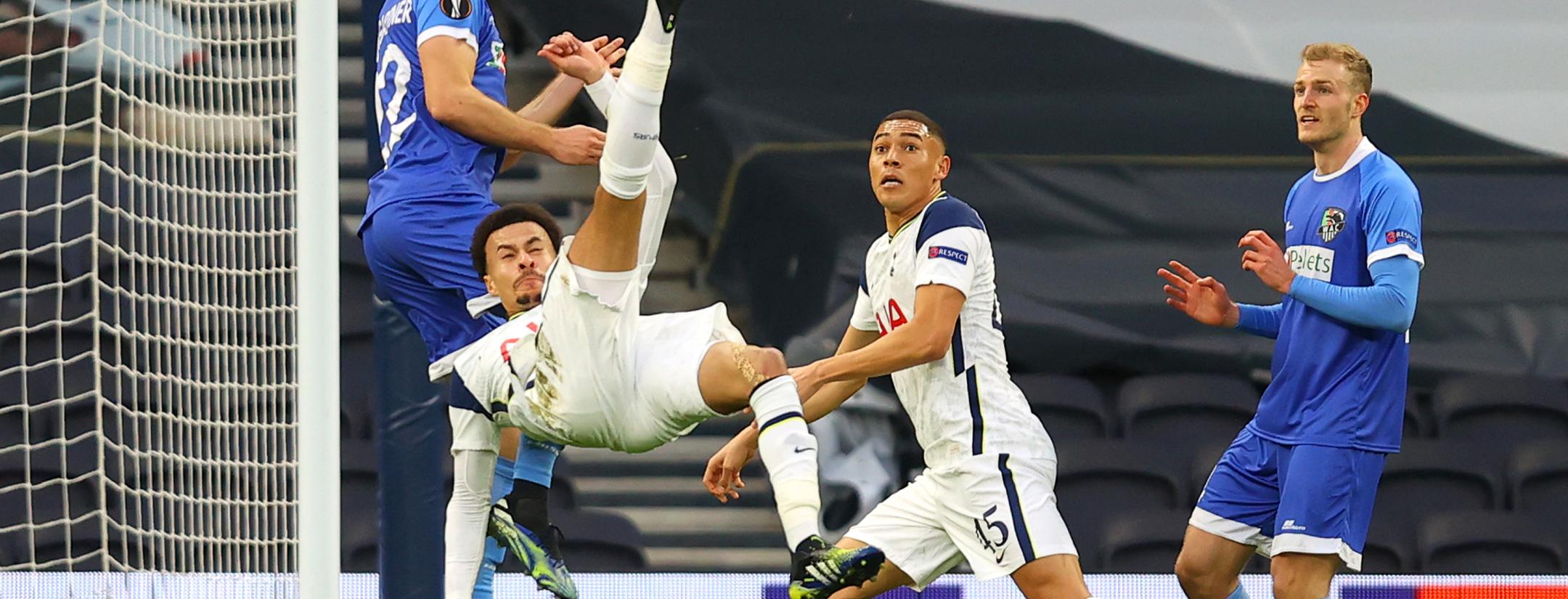 Dele Alli Bicycle Kick Goal vs Wolfsberg