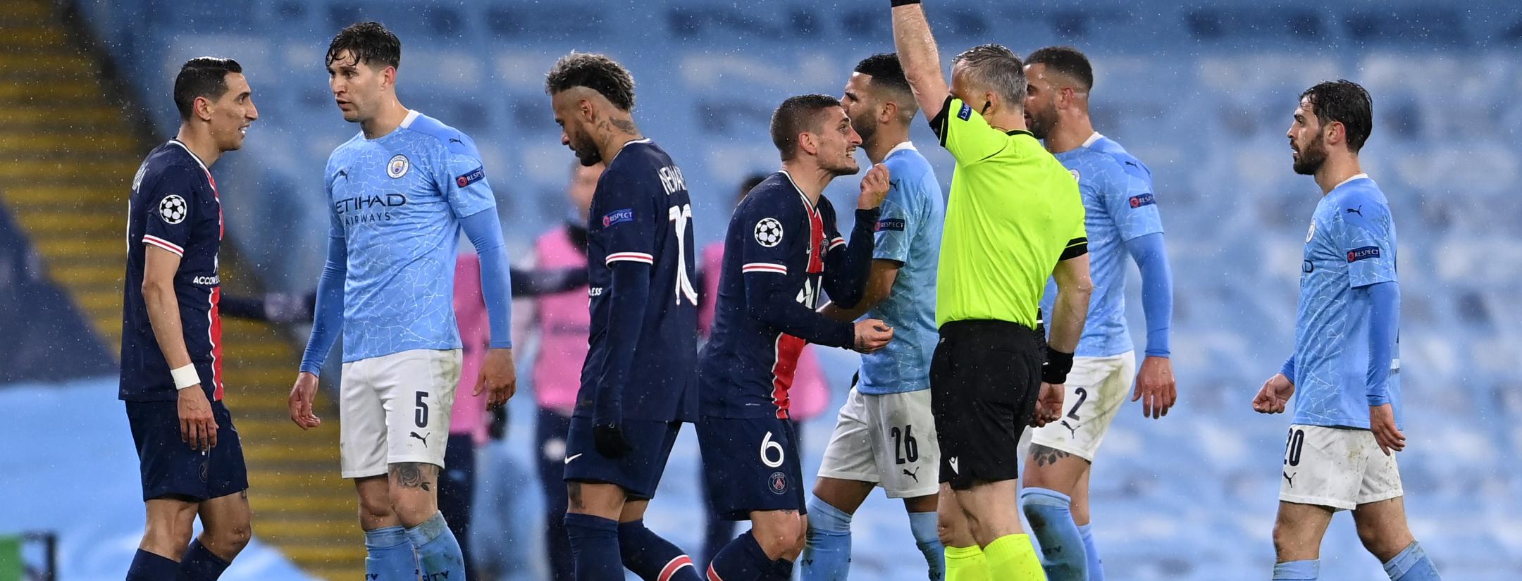 Ángel Di María red card