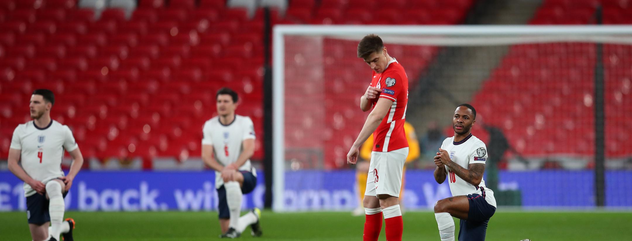 England Players Kneeling