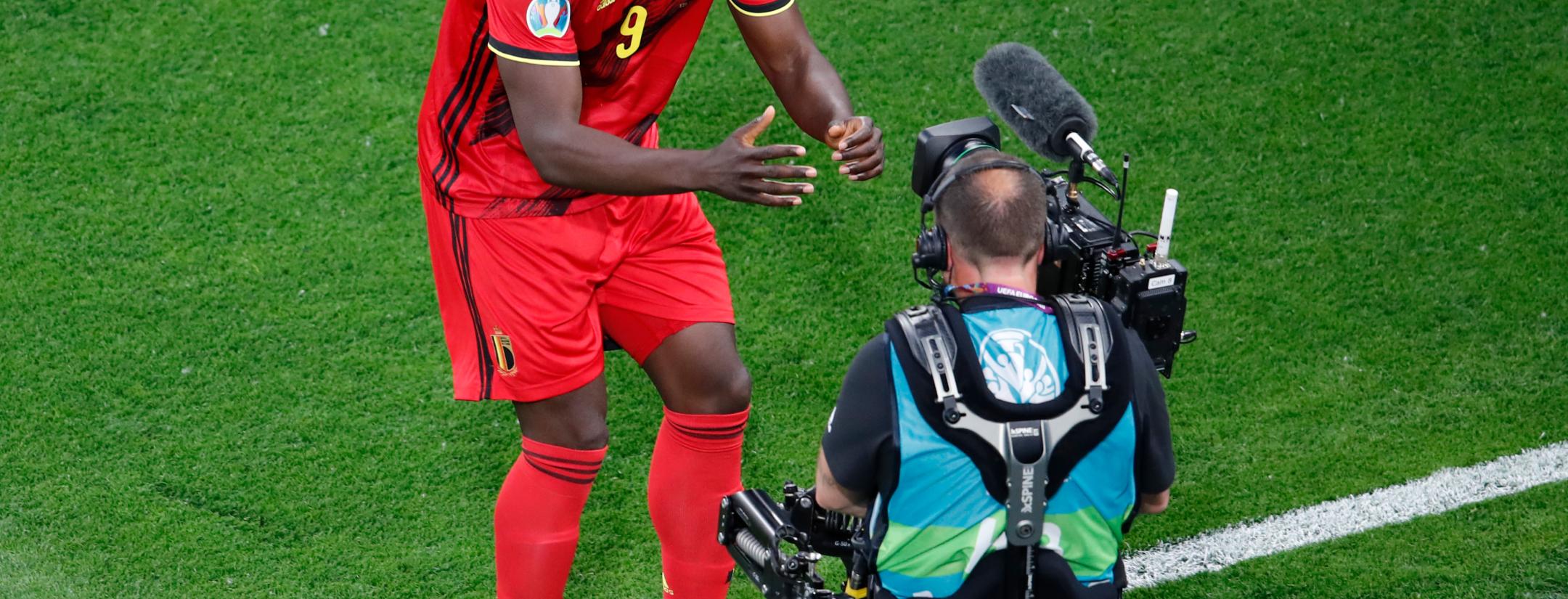 Romelu Lukaku Celebration Pays Tribute To Eriksen 