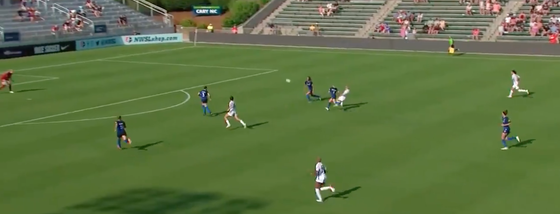 Jess Fishlock Lob Goal vs N.C. Courage