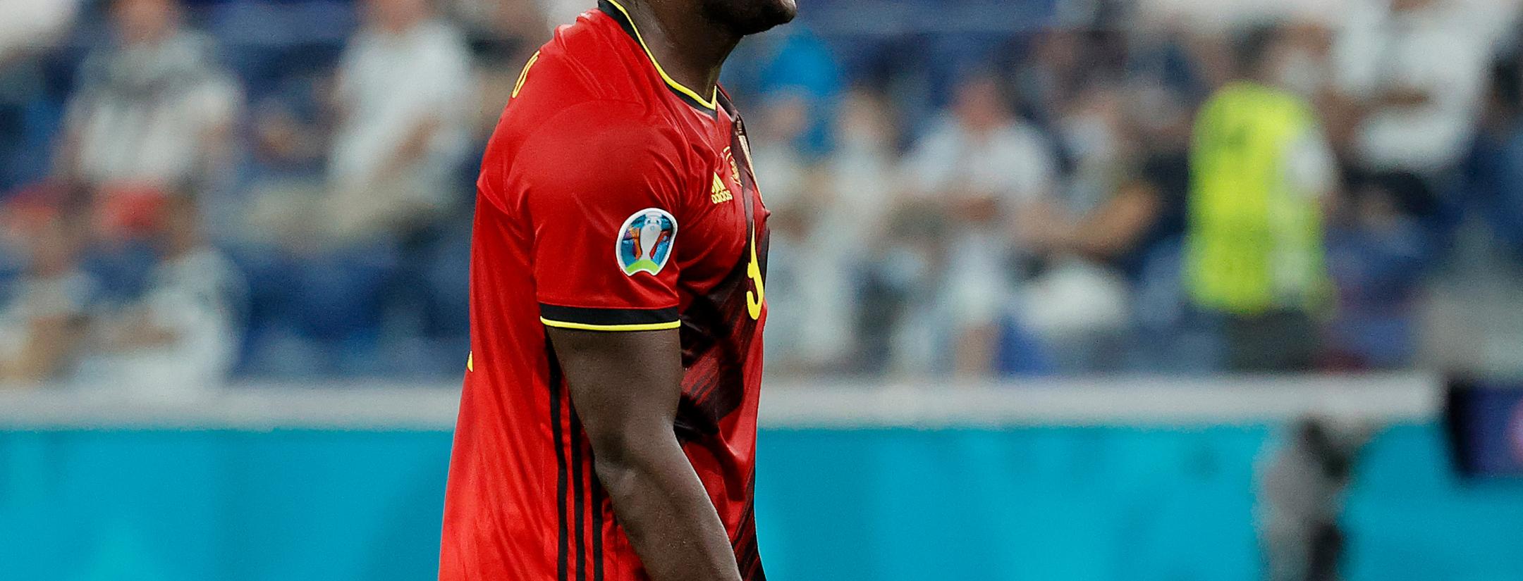 Lukaku Celebrates Vs. Finland