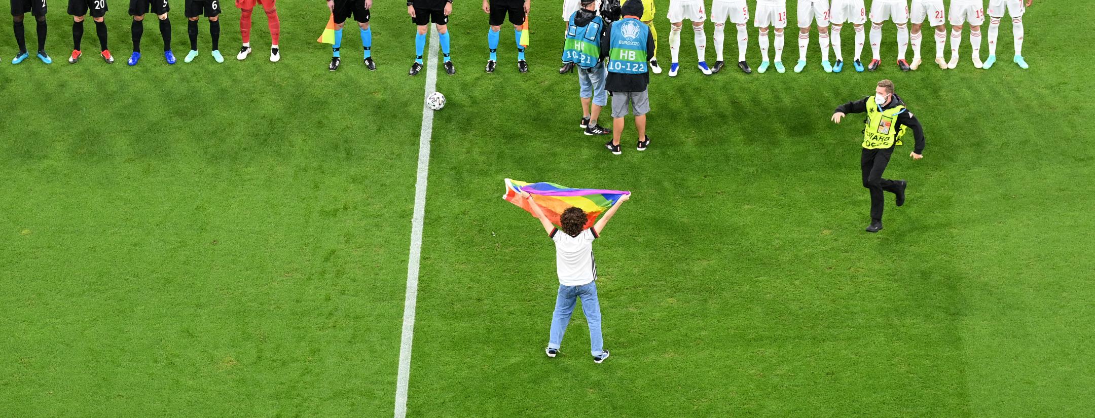 Germany Hungary Rainbow Flag Colors Pitch Invader