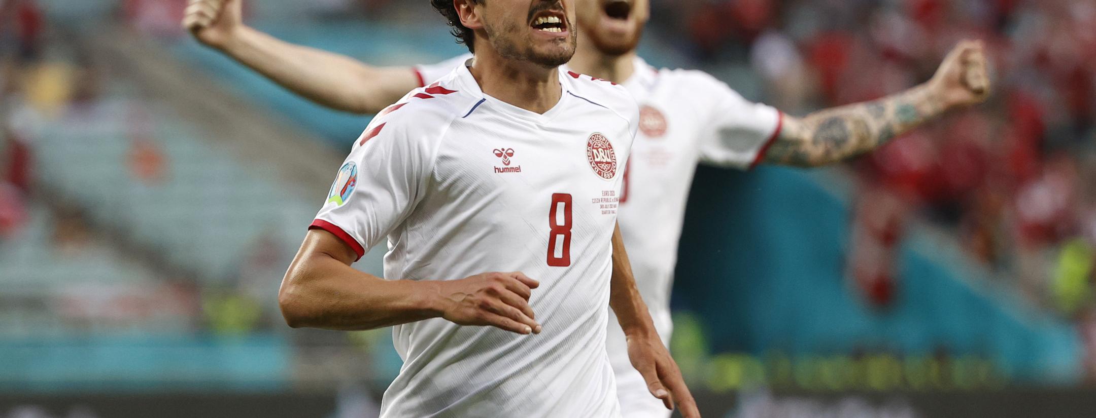 Thomas Delaney Goal vs Czech Republic