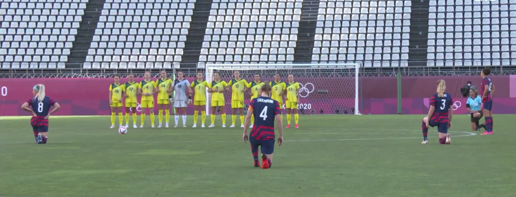 Carli Lloyd Stands