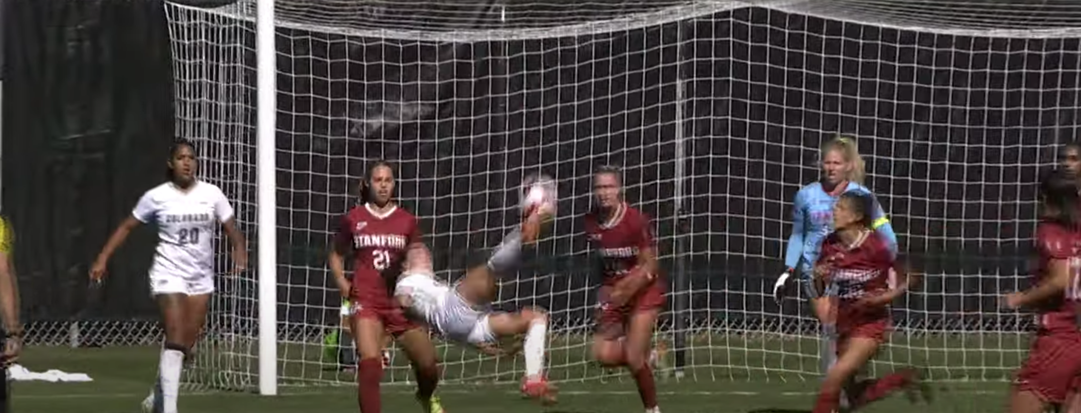 CU Bicycle Kick Goal vs. Stanford