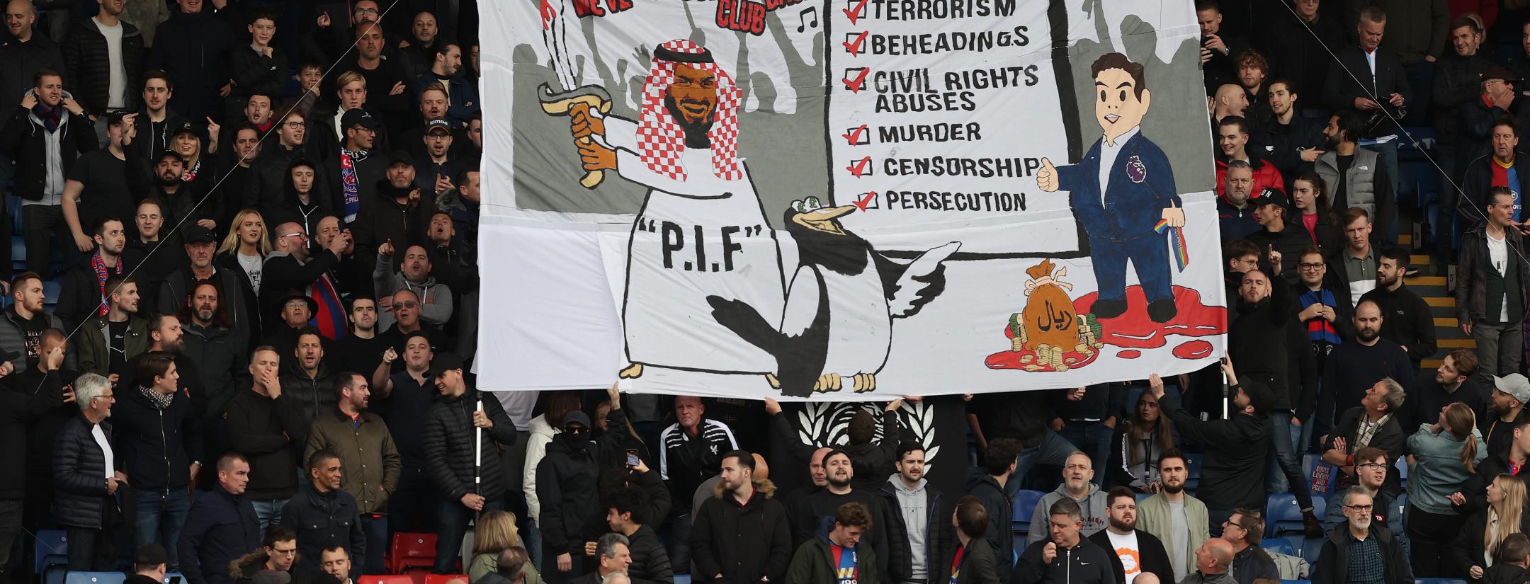 Crystal Palace Banner vs Newcastle