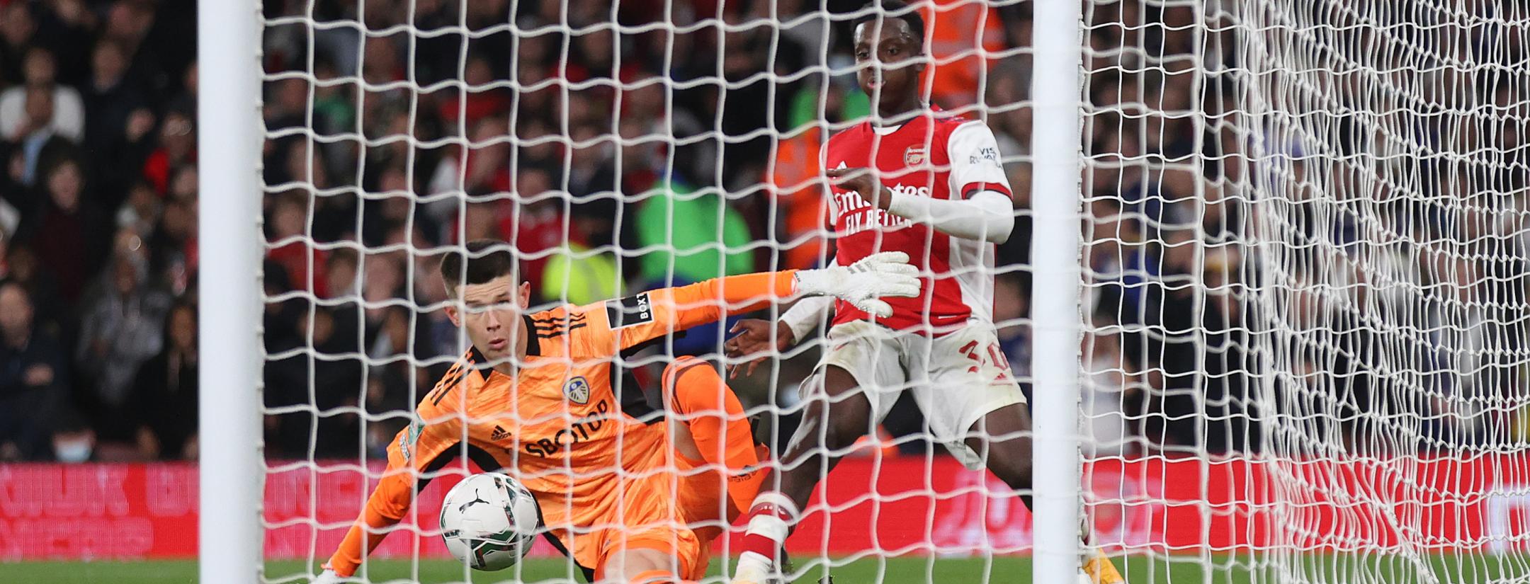 Eddie Nketiah Goal vs Leeds