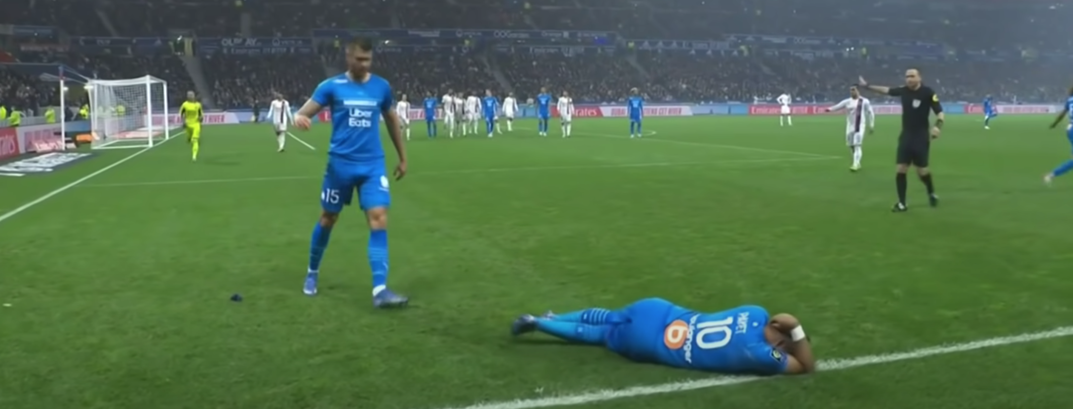 Dimitri Payet Hit By Bottle