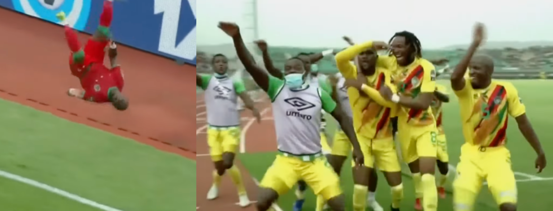 Malawi Zimbabwe Goal Celebration