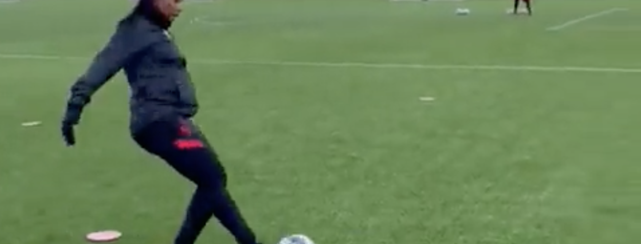 Crystal Dunn Training Pregnant