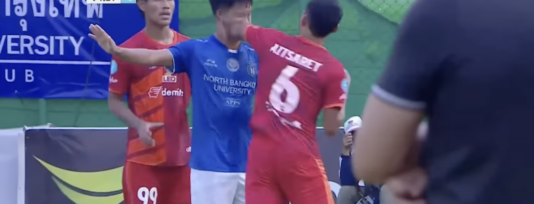 Muay Thai Elbow In Soccer