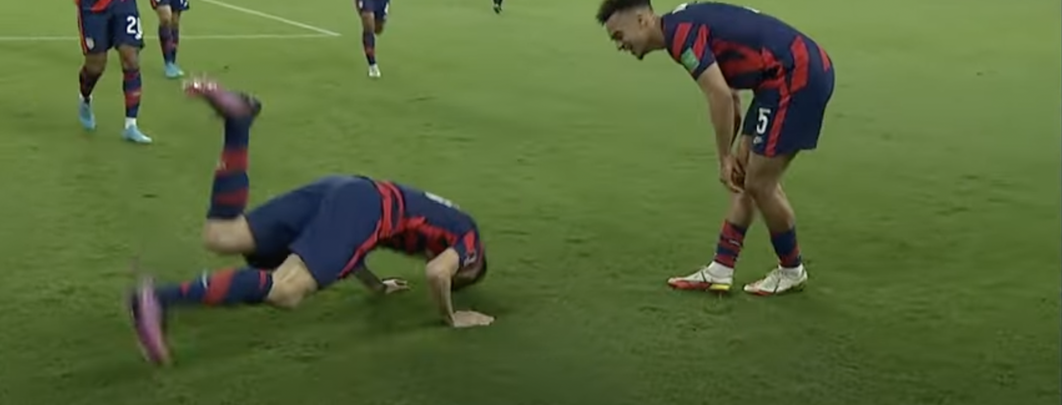 Christian Pulisic Celebration vs. Panama