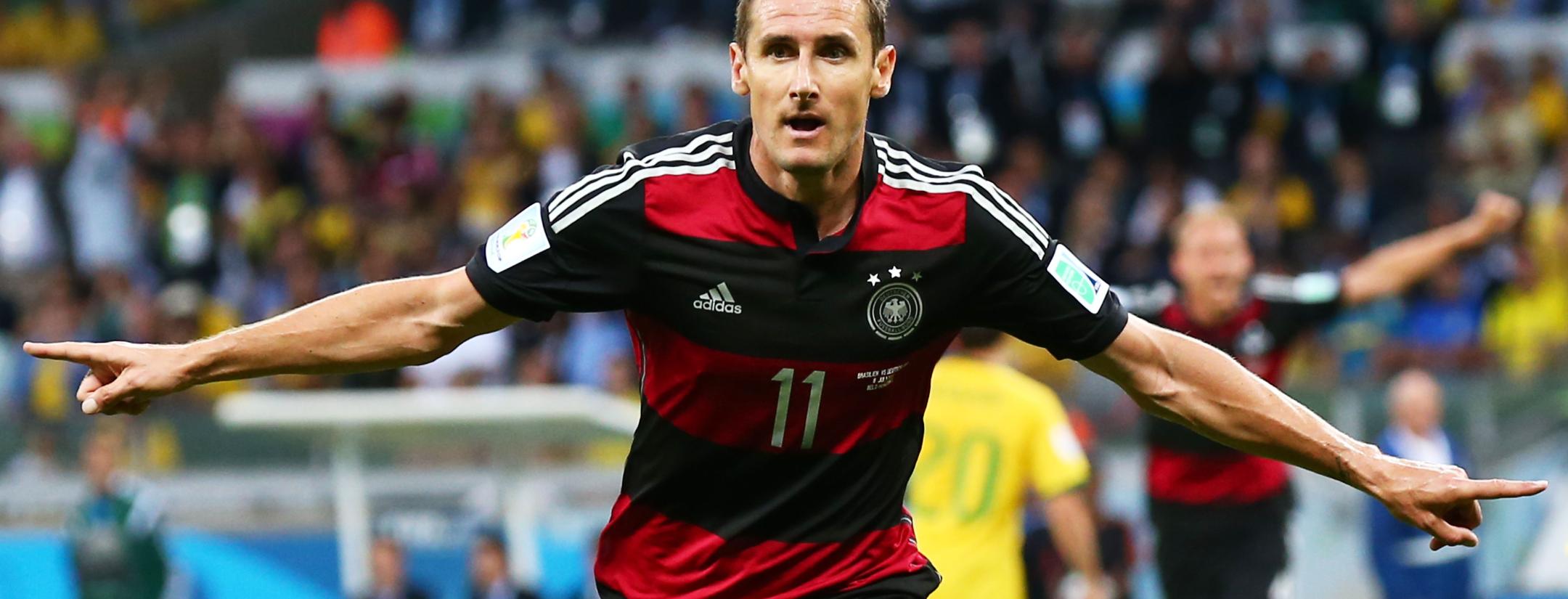 Miroslav Klose owns multiple World Cup records. 