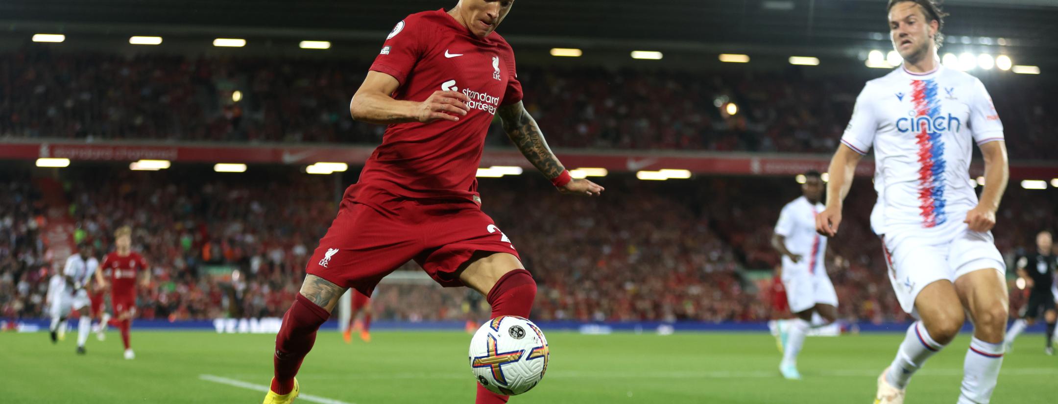 Darwin Núñez Red Card vs. Crystal Palace