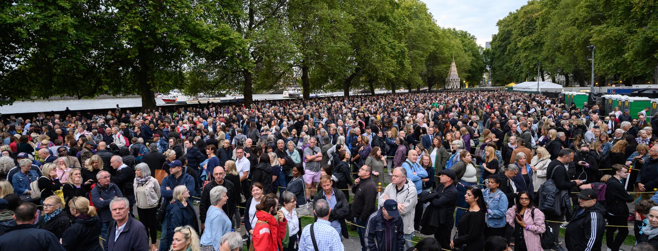 David Beckham Queen Elizabeth Queue