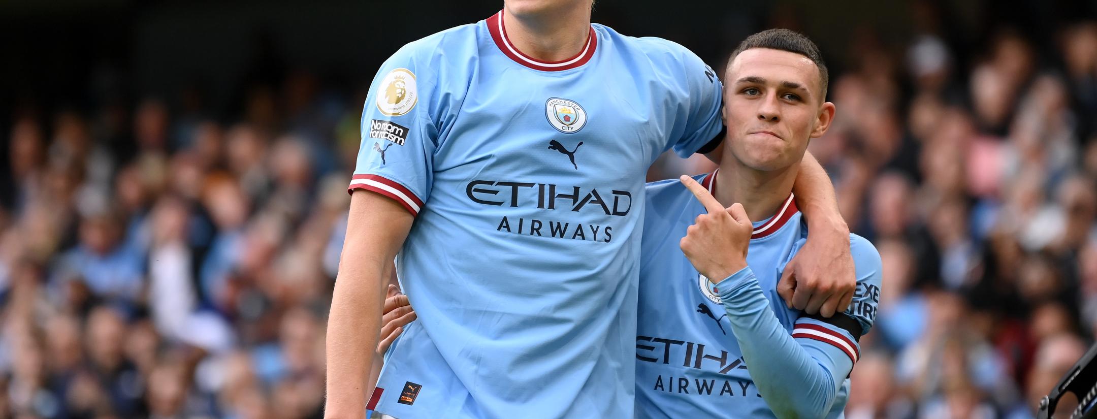 Haaland Foden Hat Tricks Down United