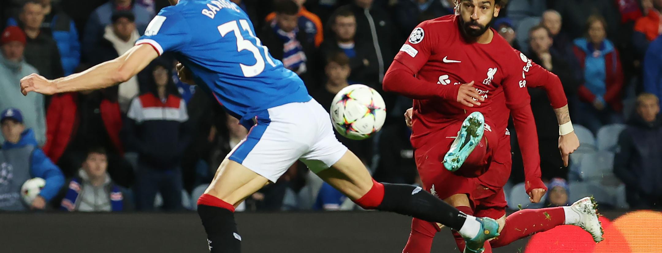 Mohamed Salah Hat Trick vs Rangers 