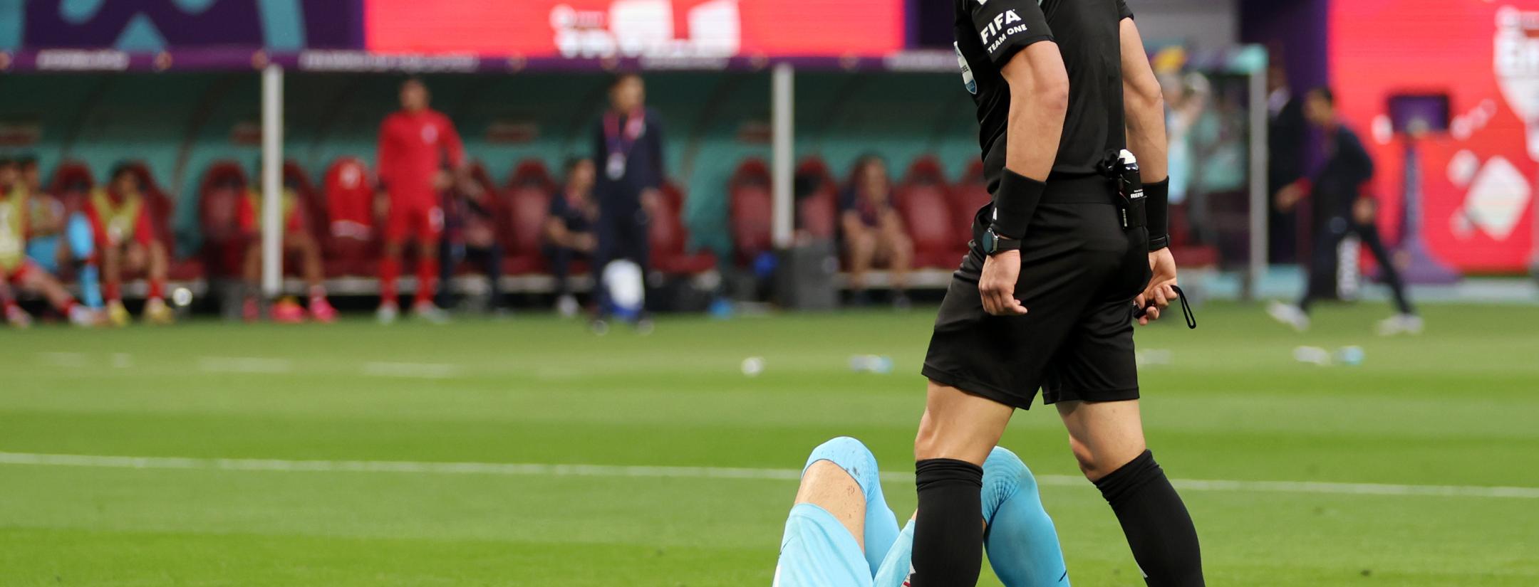 Iran Goalkeeper Concussion vs. England