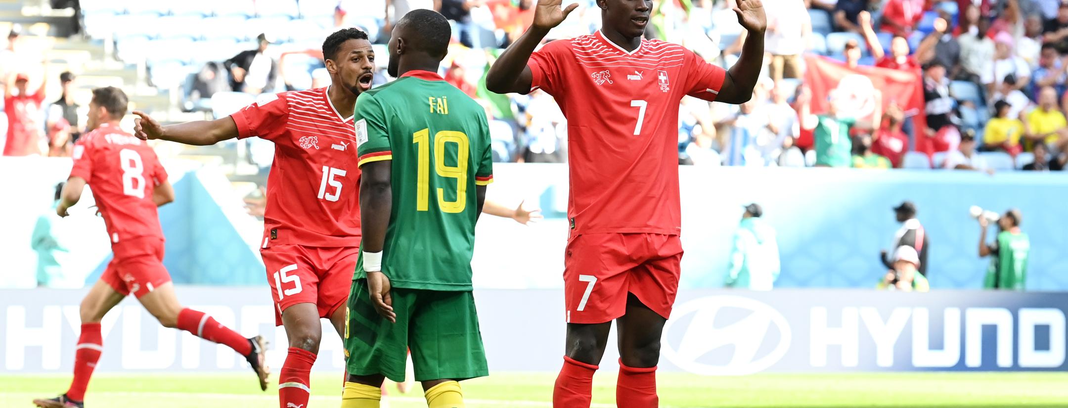 No Embolo Goal Celebration vs Cameroon
