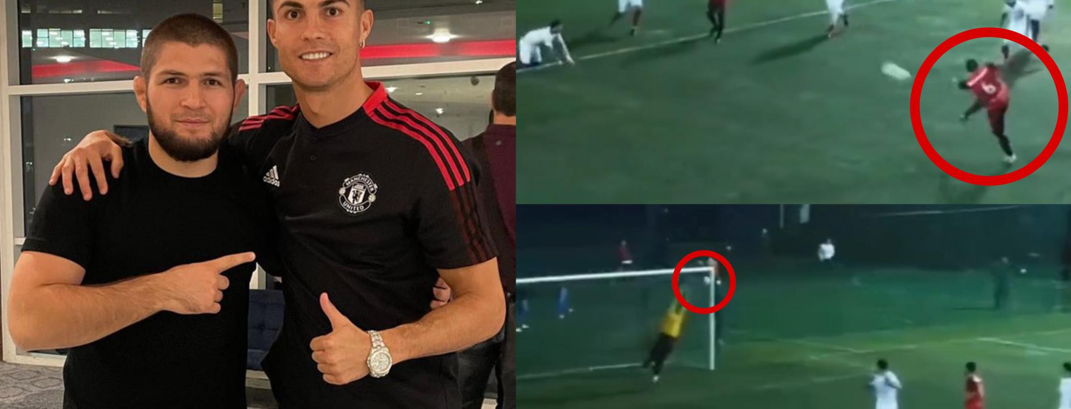 Khabib incredible soccer goal