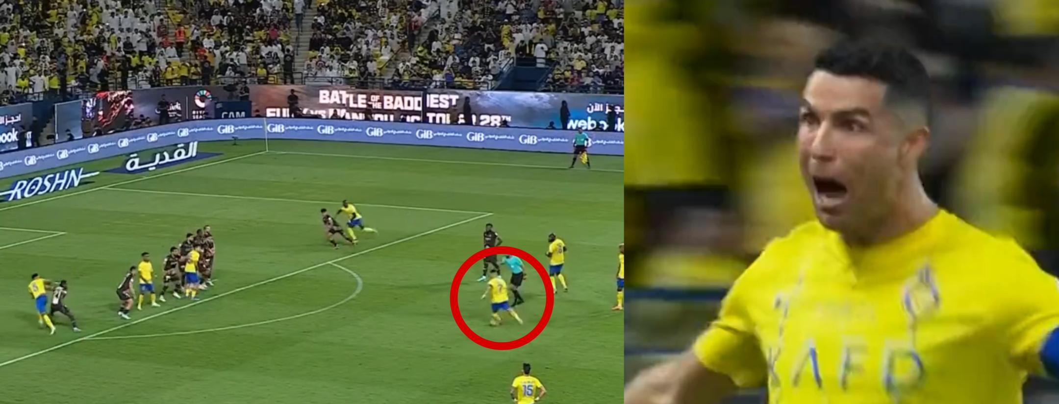 Cristiano Ronaldo free-kick vs. Damac