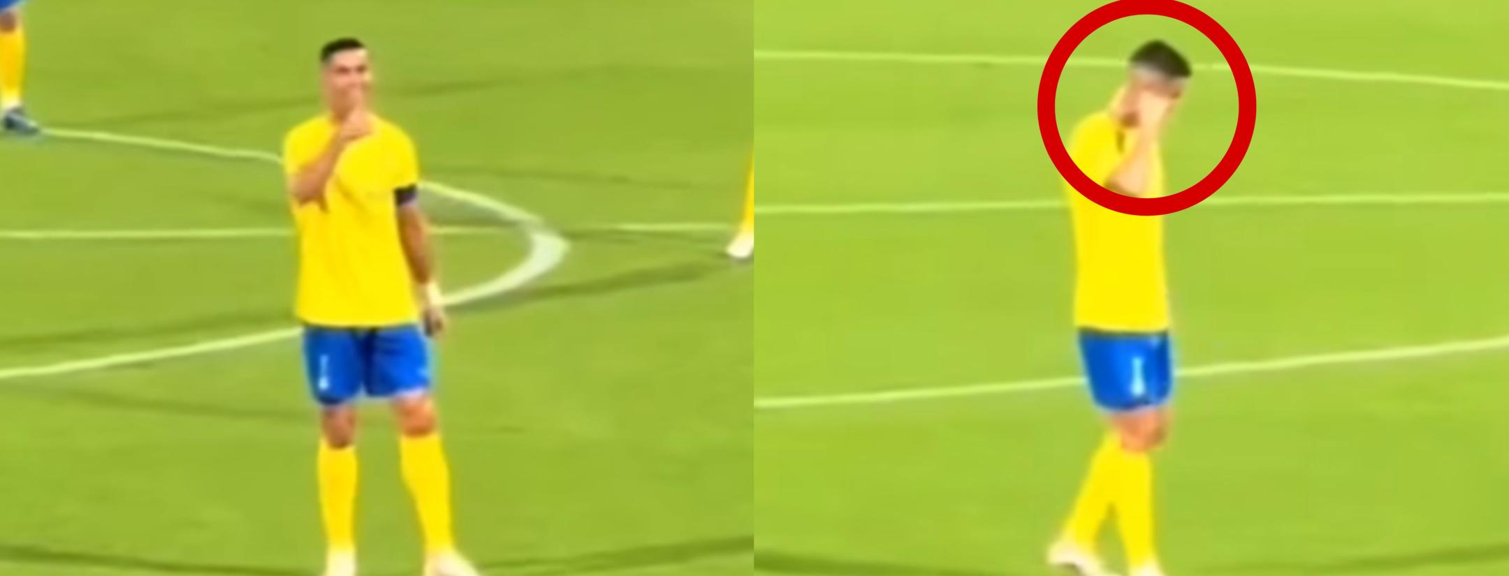 Cristiano Ronaldo responds to Messi chants